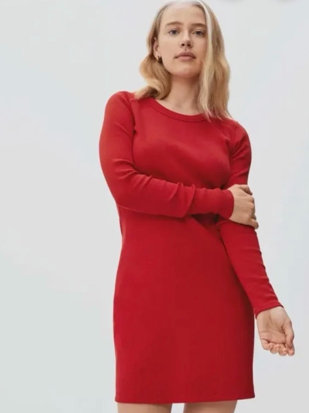 Everlane Ribbed Mini Dress
